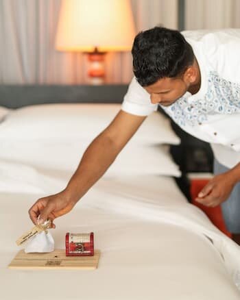 Romantic turndown service