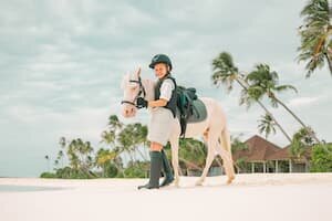 Sunrise horseback ride at the Maldives Horse Ranch
