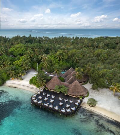 Sunset Restaurant fine dining at Adaaran Select Hudhuran Fushi