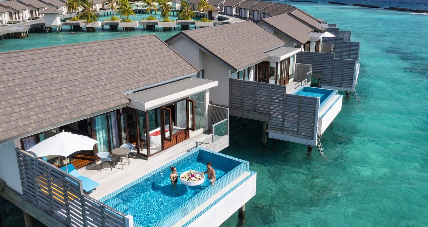 Sunset Water Villa with Pool at Atmosphere Kanifushi