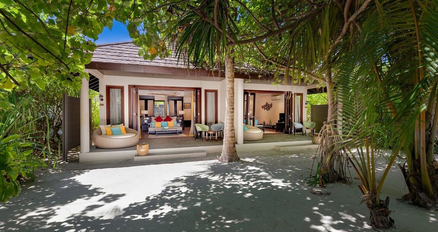 Two Bedroom Sunset Family Beach Villa at Atmosphere Kanifushi