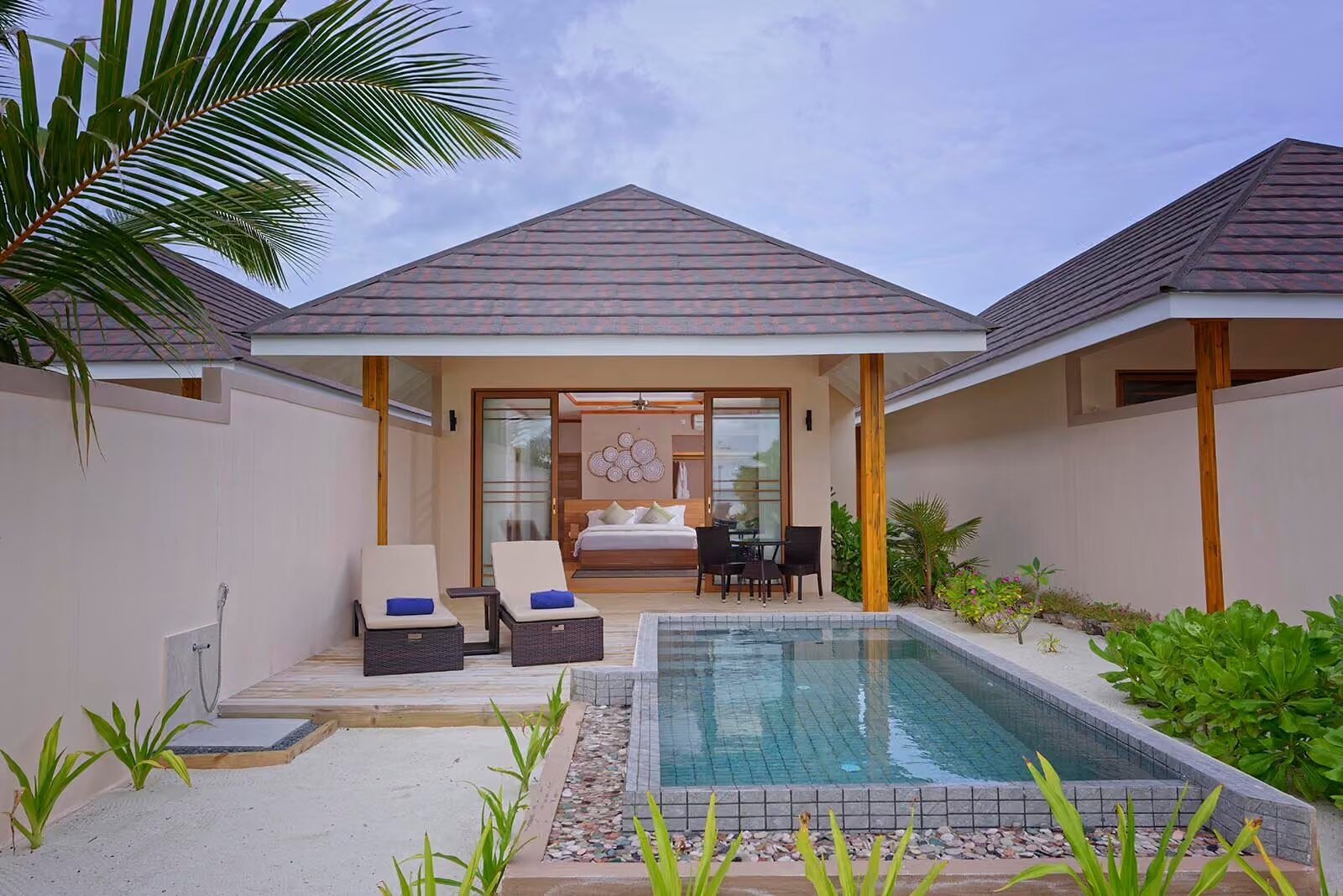 Beach Pool Villa with private plunge pool at Brennia Kottefaru