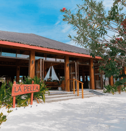 La Pella main bar and coffee shop at Brennia Kottefaru