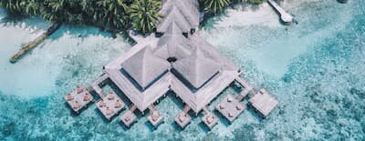 Aqua overwater seafood restaurant at Coco Bodu Hithi