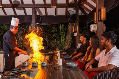 Japanese Garden restaurant at Cocoon Maldives