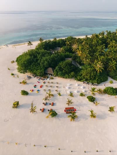 Kurum beach bar at sunset, Cocoon Maldives